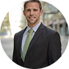 Professional insurance agent in a suit